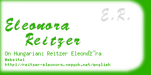 eleonora reitzer business card